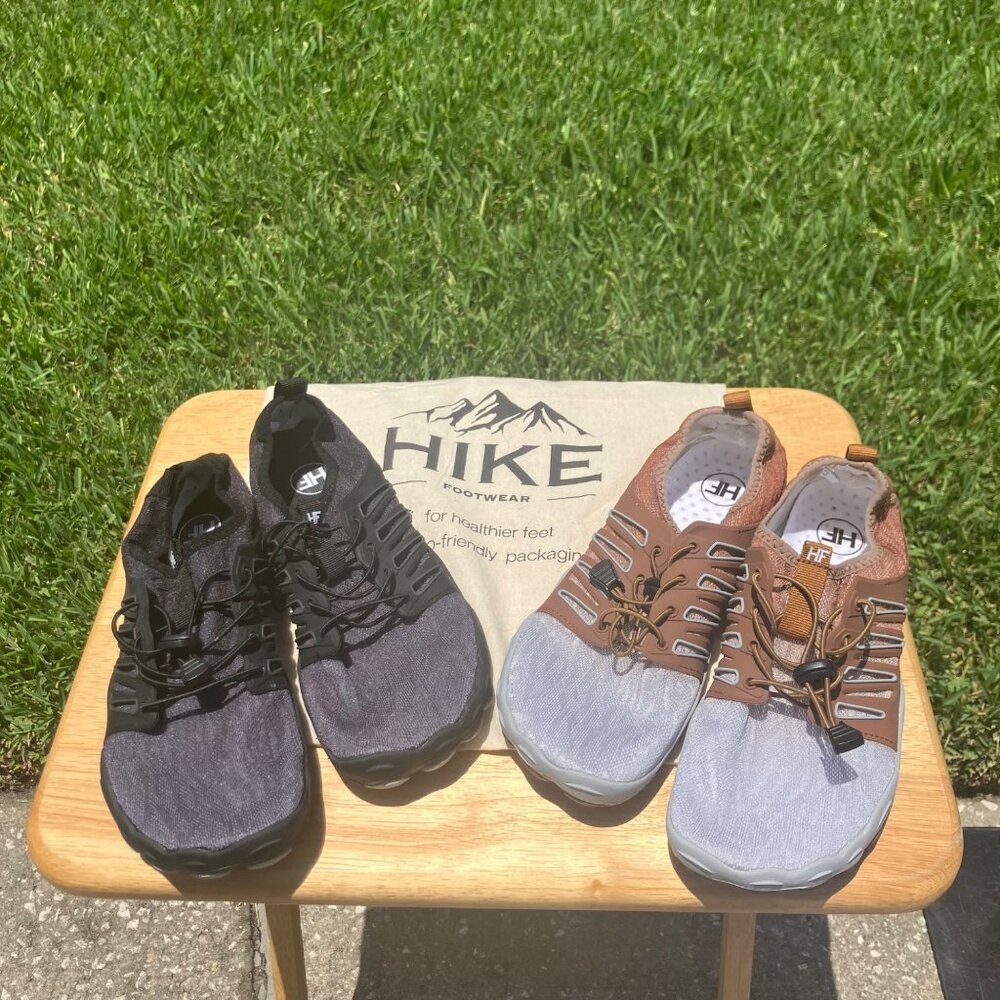 Men's Black and Gray Shoes